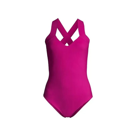 NEW Chiara Boni La Petite Robe bine one-piece swimsuit cyclamen IT38/ US2 - Picture 2 of 8